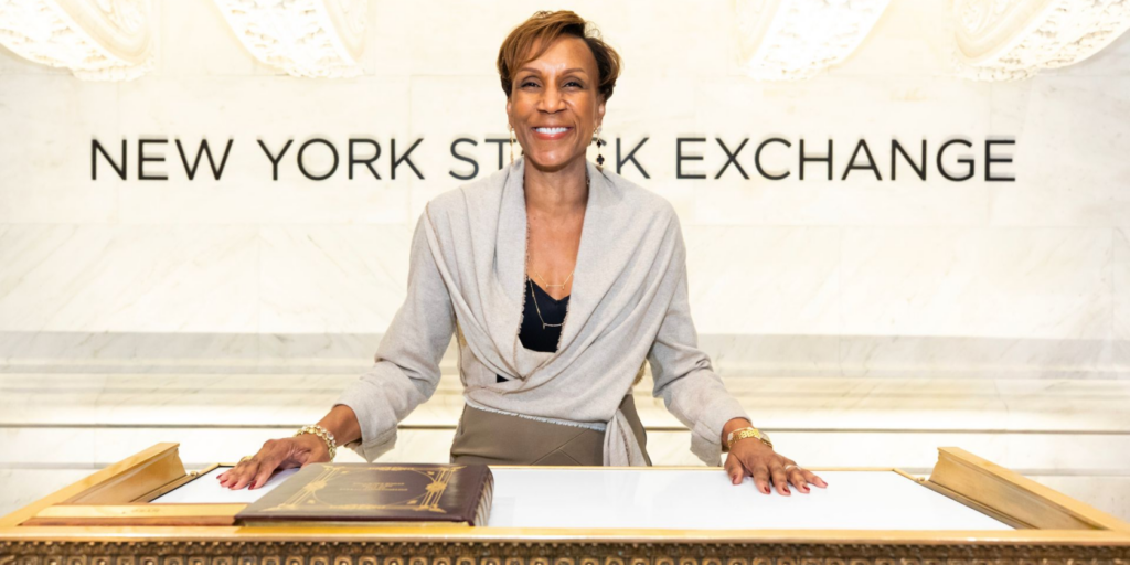 Jerri DeVard at the NYSE.