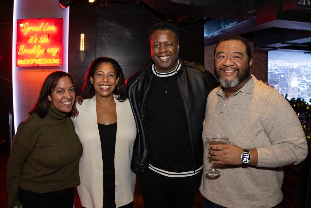 BECA Members gather for a group photo at the Brooklyn Chophouse.