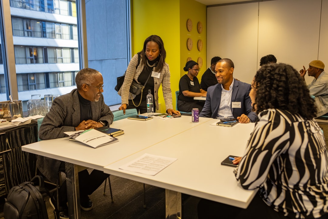 BECA Future Leaders during a planning session.